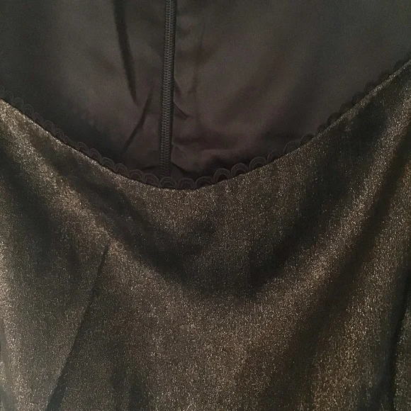 Rachel Parcell metallic square neckline dress Sz 8 - Picture 5 of 6